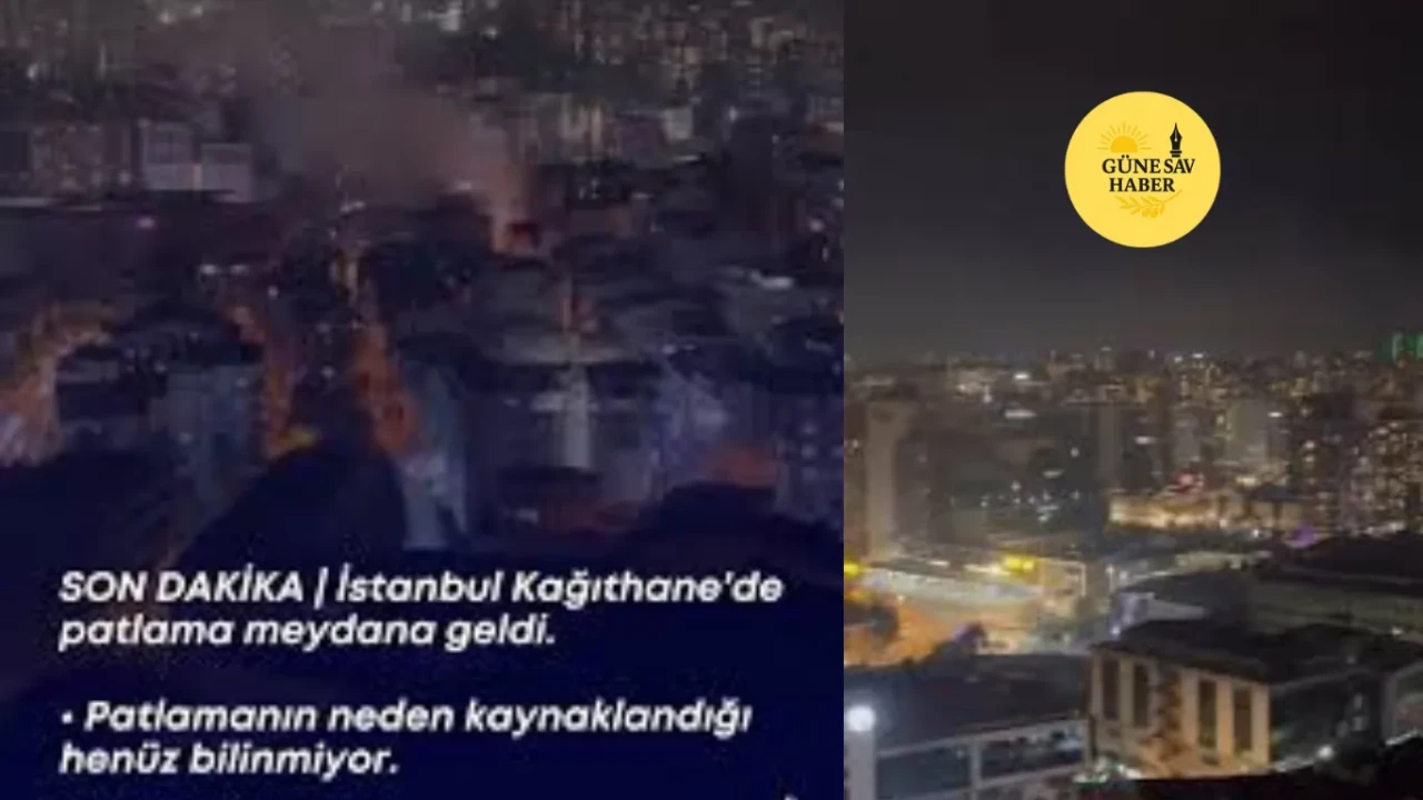 SON DAKİKA | İstanbul Kağıthane’de Patlama: 1 Yaralı