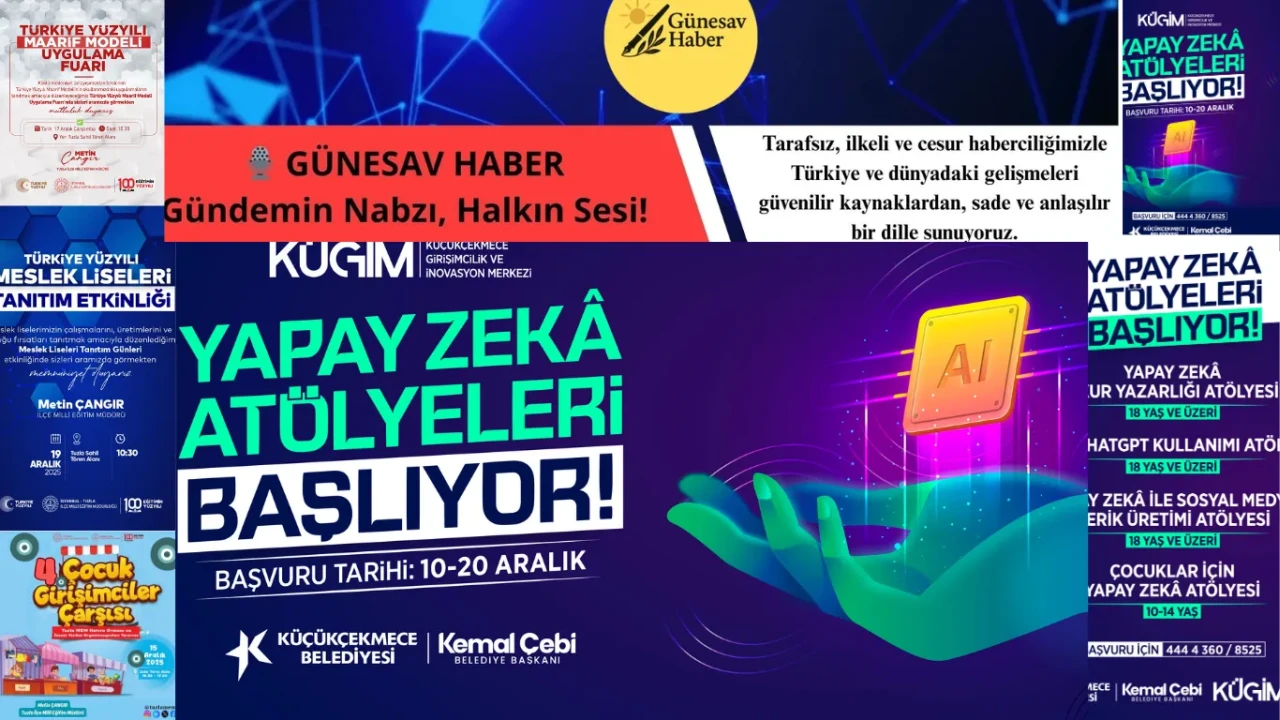 Küçükçekmece’de Yapay Zekâ Atölyeleri Başlıyor