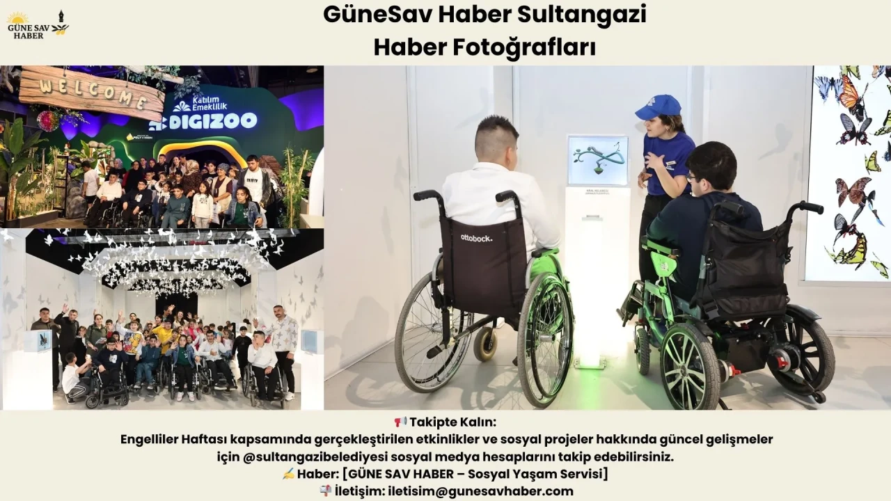 ENGELLİLER HAFTASINDA SULTANGAZİ’DEN HOLOGRAFİK HAYVANAT BAHÇESİ SÜRPRİZİ