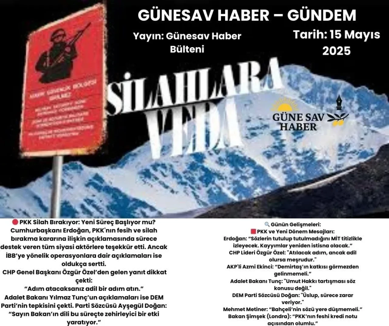 🔴 PKK Silah Bırakıyor: Yeni Süreç Başlıyor mu?