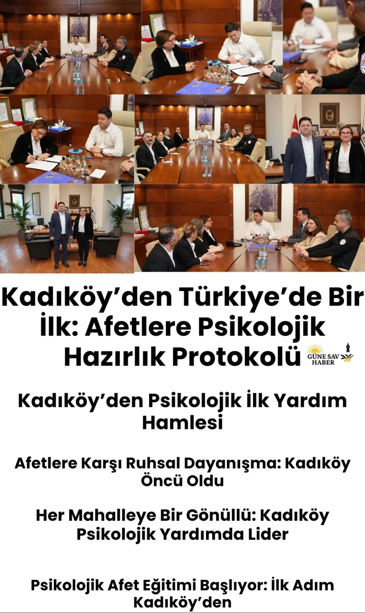 Kadıköy’den Türkiye’de Bir İlk: Afetlere Psikolojik Hazırlık Protokolü