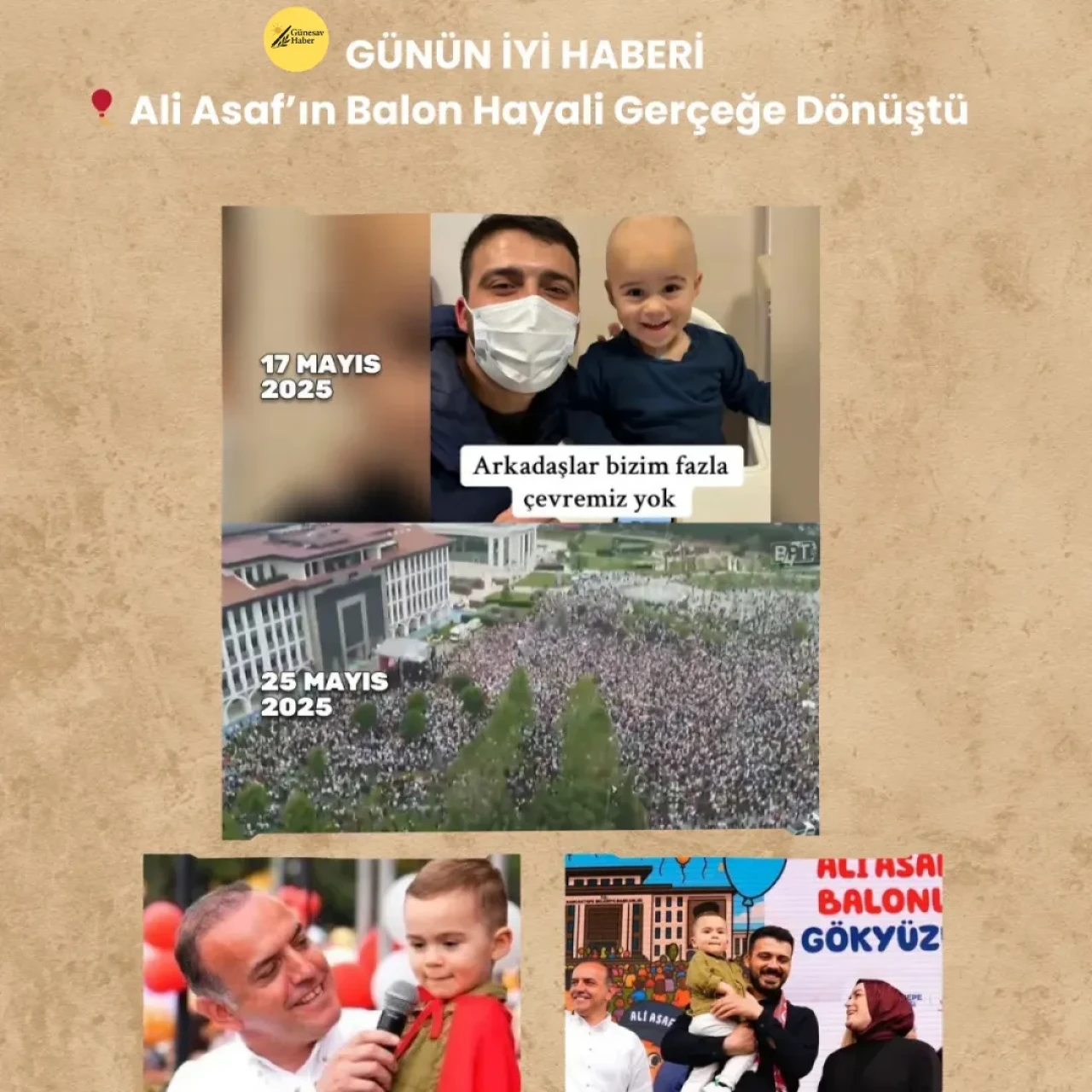 Ali Asaf’ın Rüyası Uçuşa Geçti: Balonla Yükseklerde!