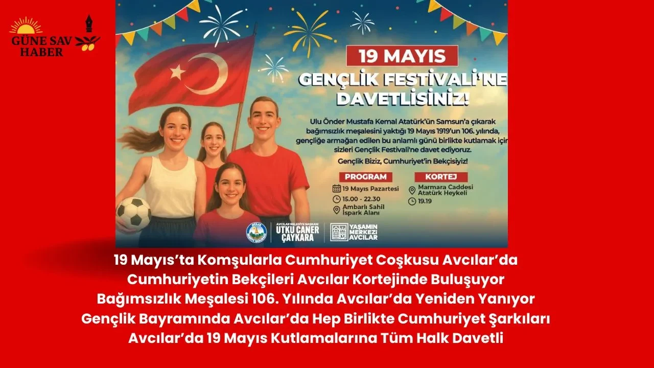 📰19 MAYIS COŞKUSU KOMŞULARLA BULUŞUYOR