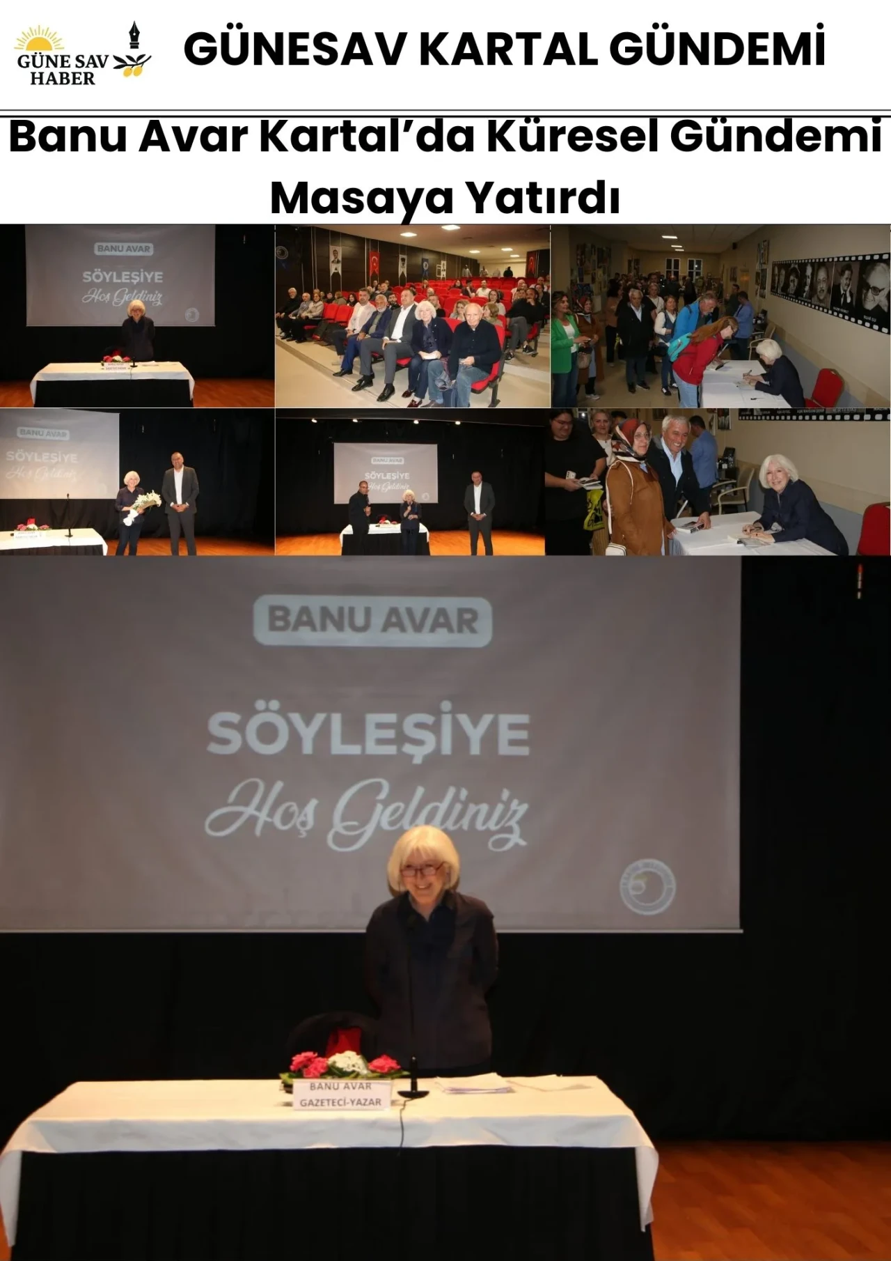 Banu Avar Kartal’da Küresel Gündemi Masaya Yatırdı