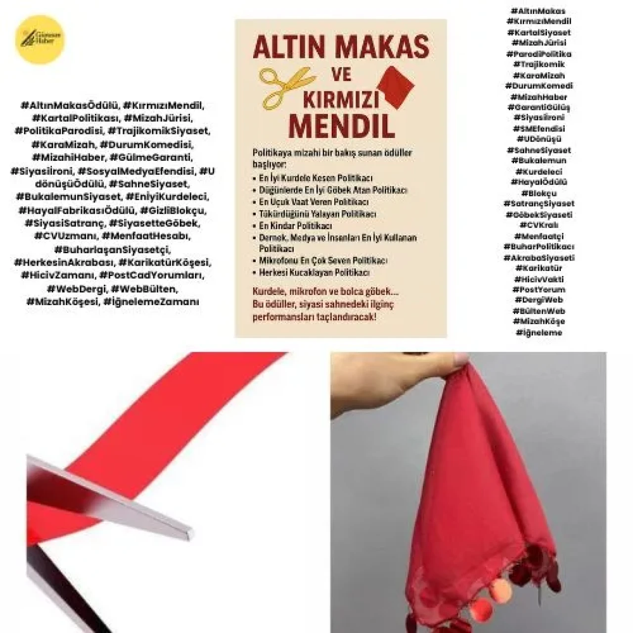 Altın Makas, Kırmızı Mendil ve Sonsuz Cümle Ödülleri İçin Başvurular Başladı!