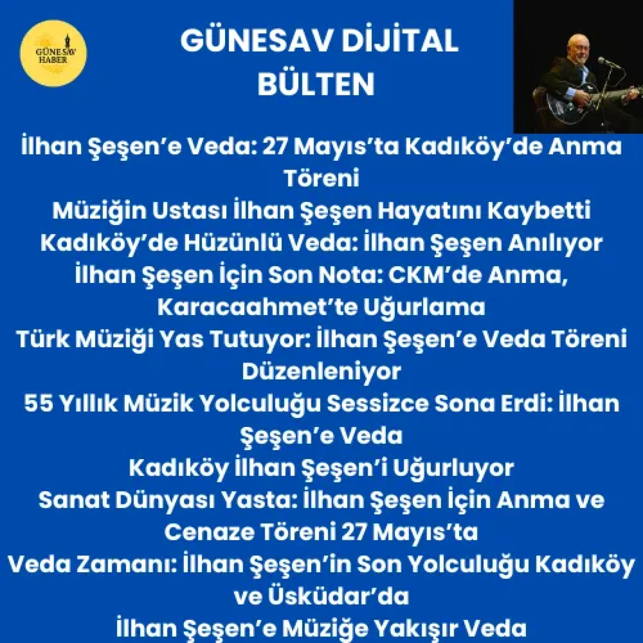 Kadıköy'de İlhan Şeşen İçin Anma Töreni Düzenleniyor