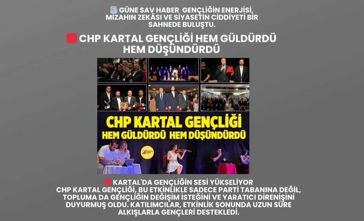 Gençliğin enerjisi, mizahın zekâsı ve siyasetin ciddiyeti tiyatro sahnesinde buluştu.