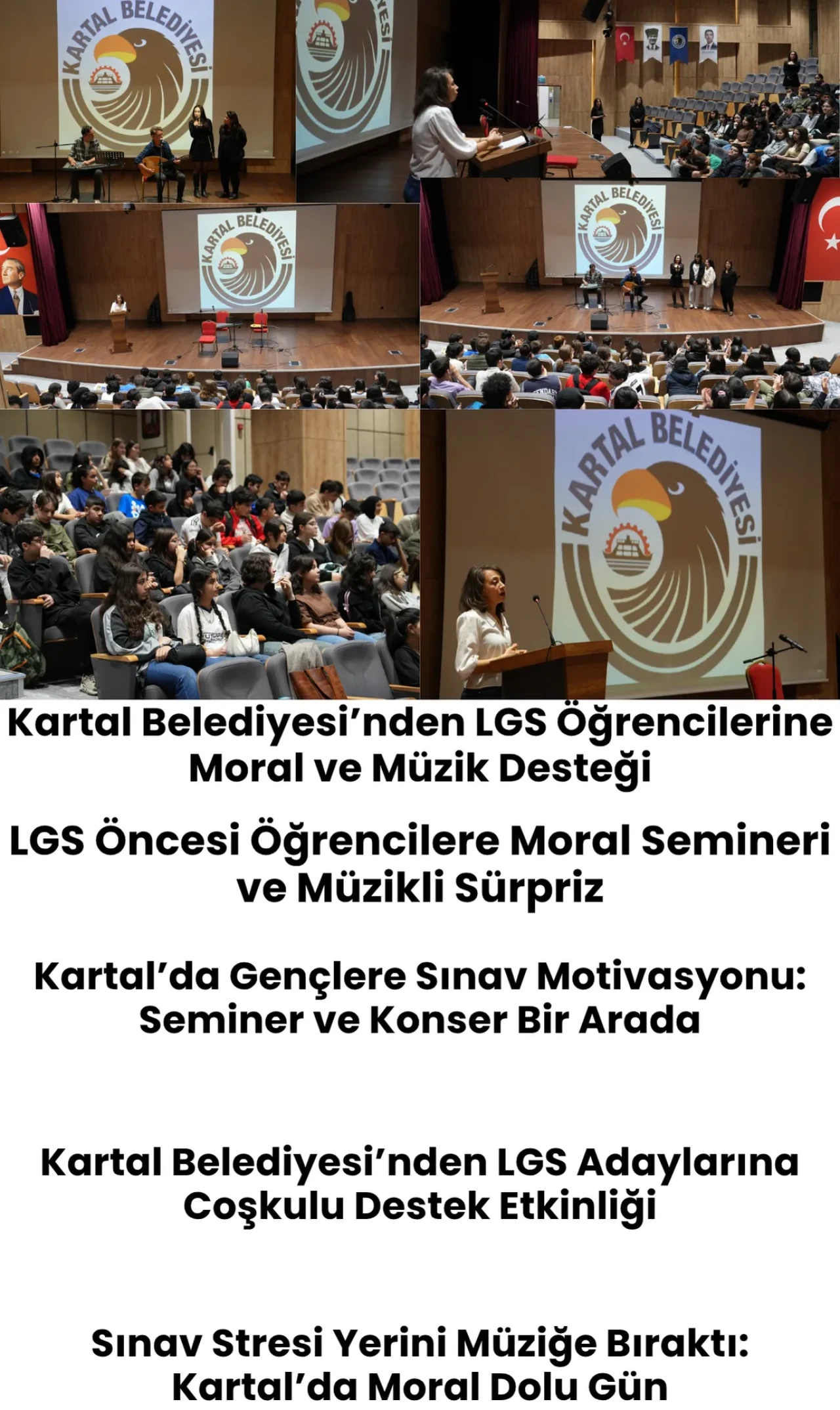 Kartal Belediyesi’nden LGS Öğrencilerine Moral Dopingi