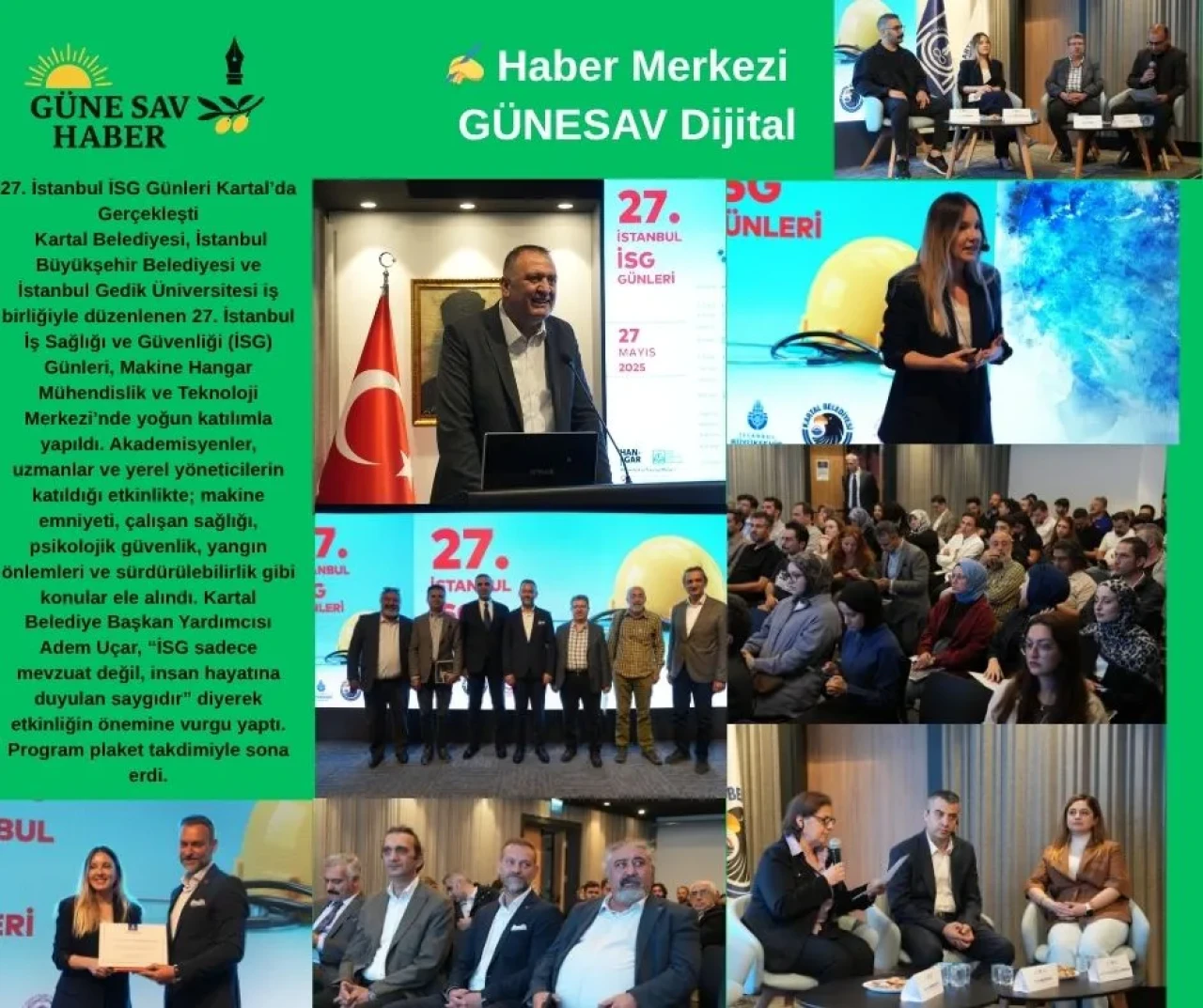 Kartal'da 27. İstanbul İSG Günleri Gerçekleştirildi!