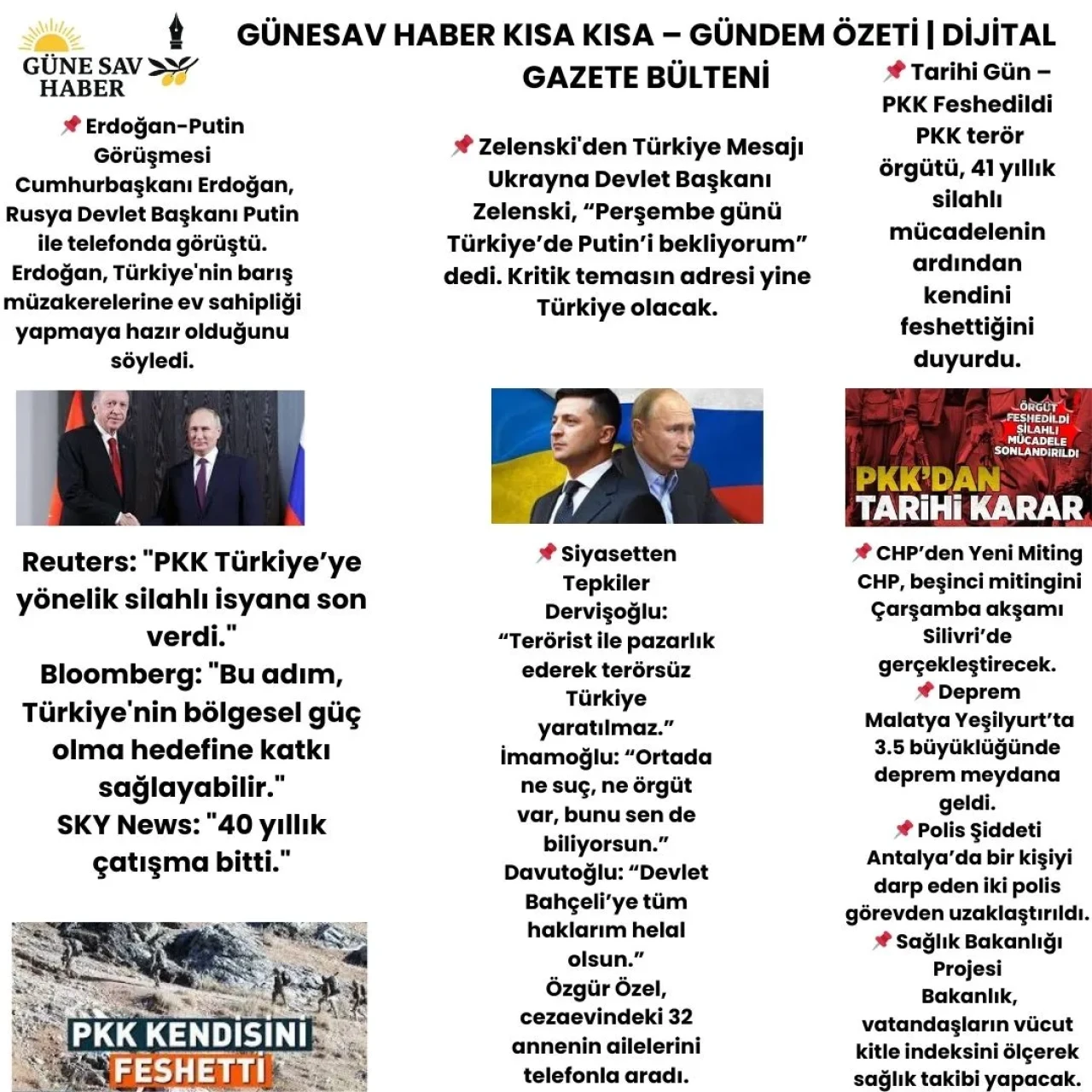 GÜNESAV HABER GÜNDEMİ