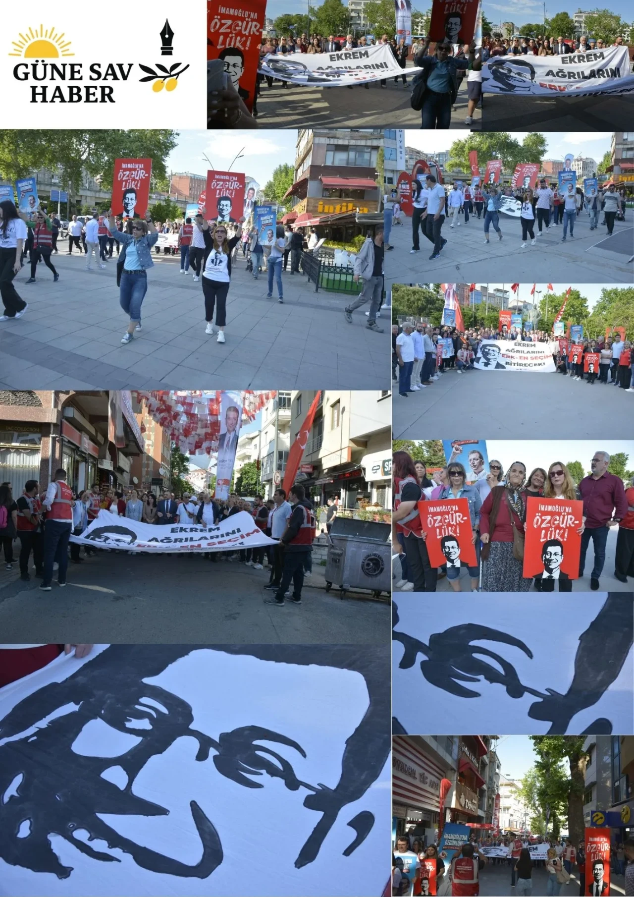 CHP Kartal'dan İmamoğlu'na Destek İçin Sembol Yürüyüş Düzenlendi, Ancak Katılım Beklentinin Altında Kaldı
