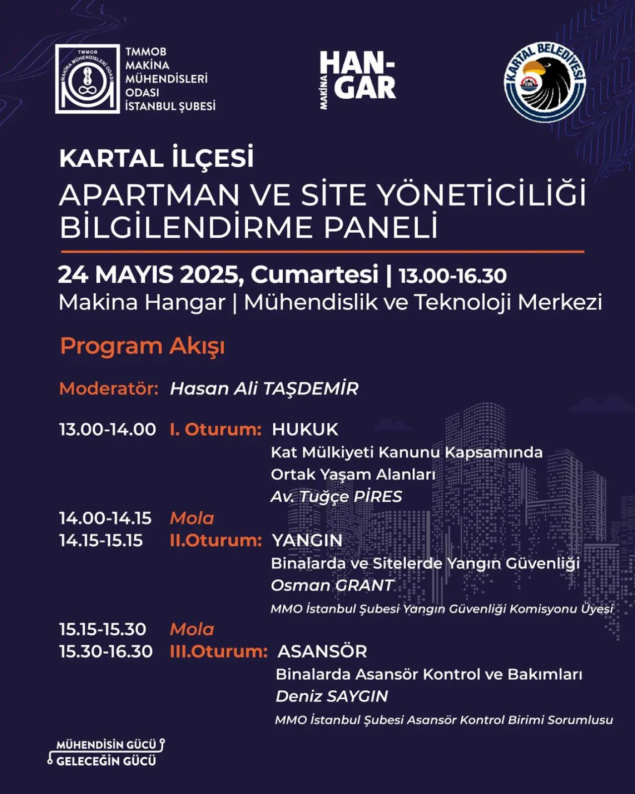 Apartman ve Site Yöneticiliği Paneli Kartal’da Gerçekleşiyor