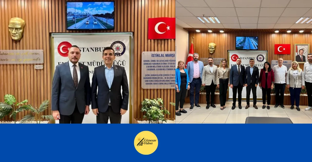 CHP Kartal İlçe Başkanı Mert Polat, Emniyet Müdürü Sinan Dallı’yı Ziyaret Etti!