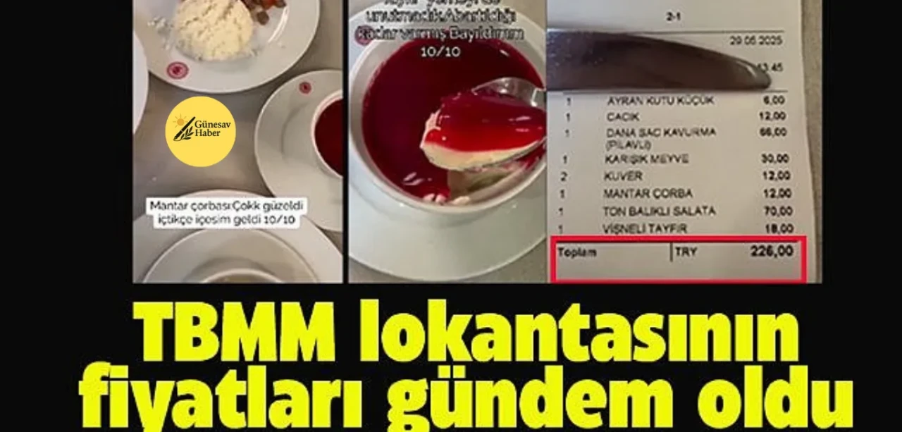 Meclis Lokantası'nda 226 Lira Hesap Şoku