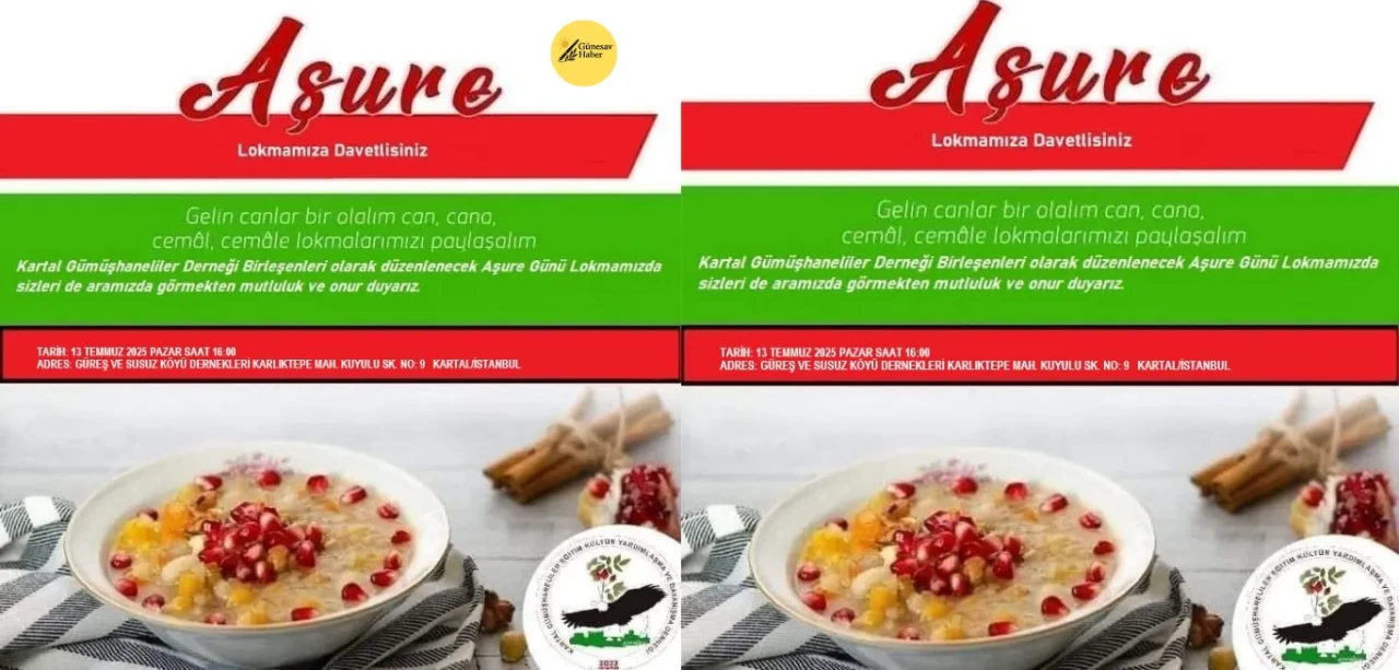 Aşure Lokması Dağıtımı Hakkında Duyuru!