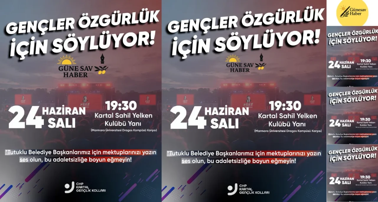 Kartal Sahil'de Özgürlük İçin Bir Araya Geliyoruz!