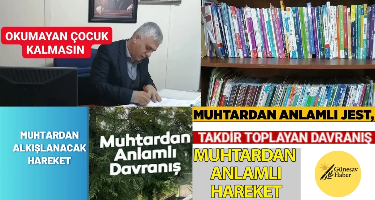Esentepe Mahallesi'nde Muhtarın Öncülüğünde Örnek Proje: "Almayı İhtiyacın Olana Göre Yap, Gereksiz Olanı Bırak!"