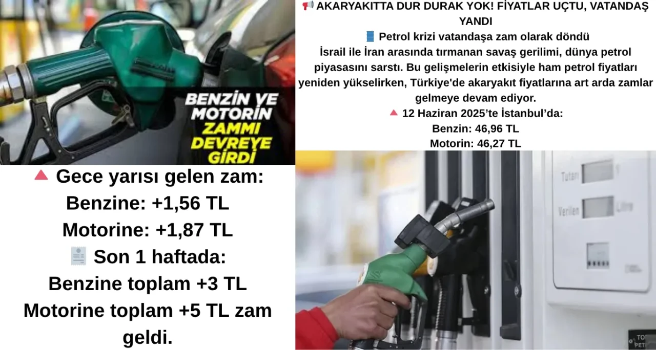 "Akaryakıt Fiyatları 50 TL'ye Ulaştı: Araçlar Değil, Hayaller Yakıyoruz!"