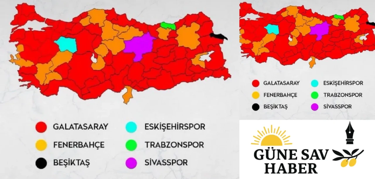Türkiye'deki Takım Taraftarlarını Belirleyen En Yoğun İl Hangi?