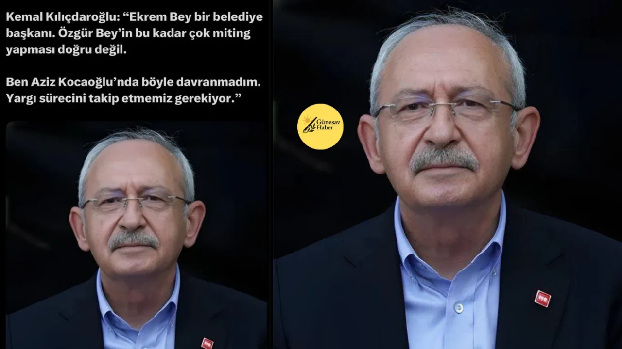 Kılıçdaroğlu'ndan Özgür Özel'e Miting Yorumları: "Ekrem Bey Belediye Başkanı, Bu Sıktı Miting Sayısı Uygun Değil!"