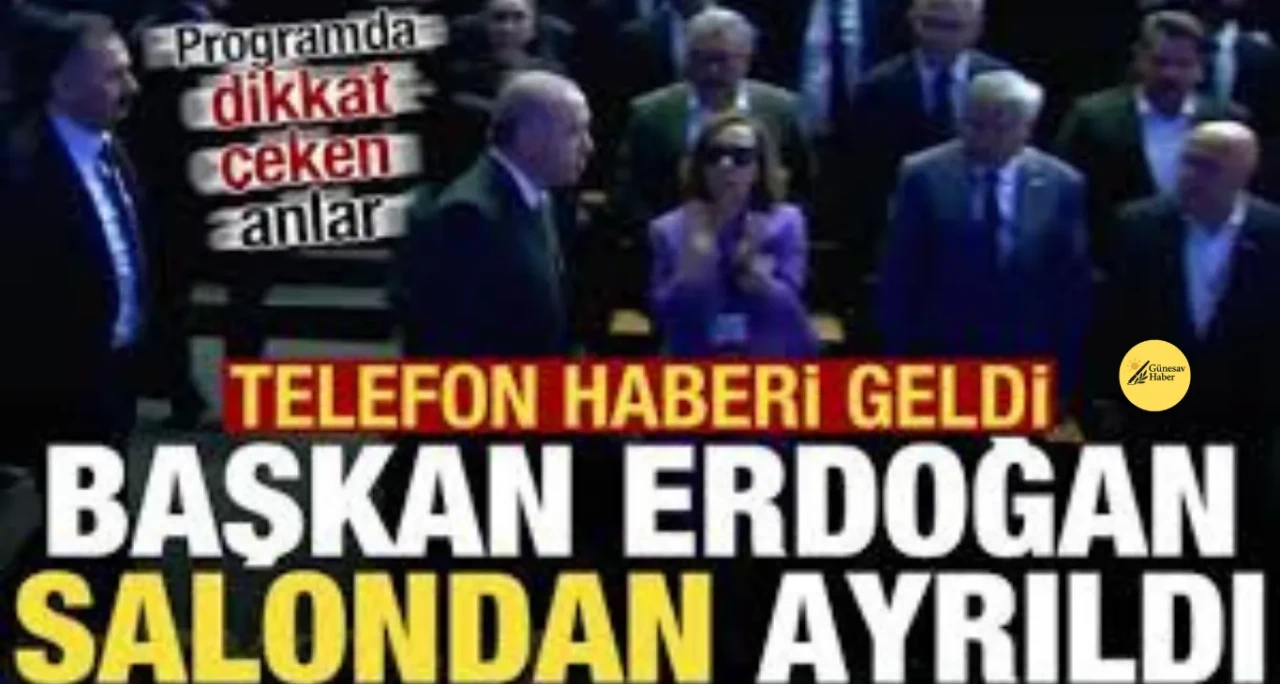 Cumhurbaşkanı Erdoğan, Memur-Sen Programında Telefon Görüşmesi Nedeniyle Salondan Ayrıldı