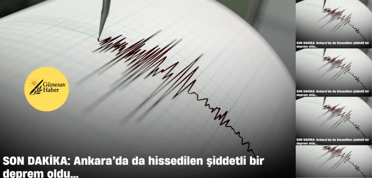 Ankara'yı sallayan şiddetli deprem paniğe neden oldu!