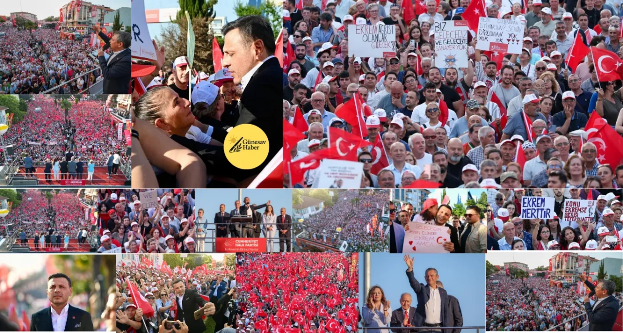 Tekirdağ'da "Milletin Sesi: Adalet ve Özgürlük Mitingi" Düzenlendi
