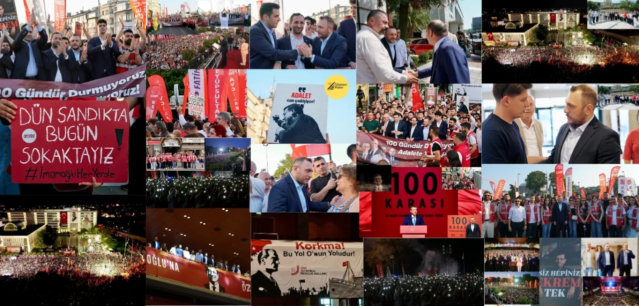 "Saraçhane'de Adalet ve Demokrasi İçin 100 Günlük Mücadele Kutlandı!"