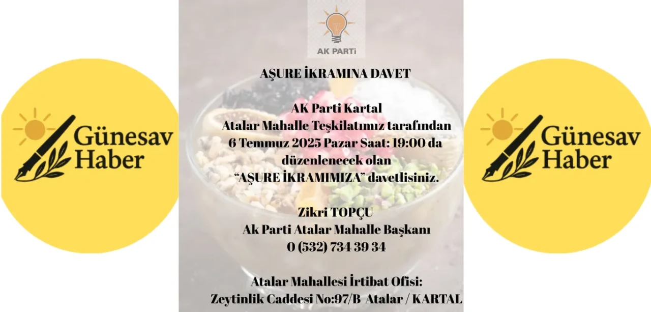 Aşure Hayrı'na Katılmaya Davetlisiniz!
