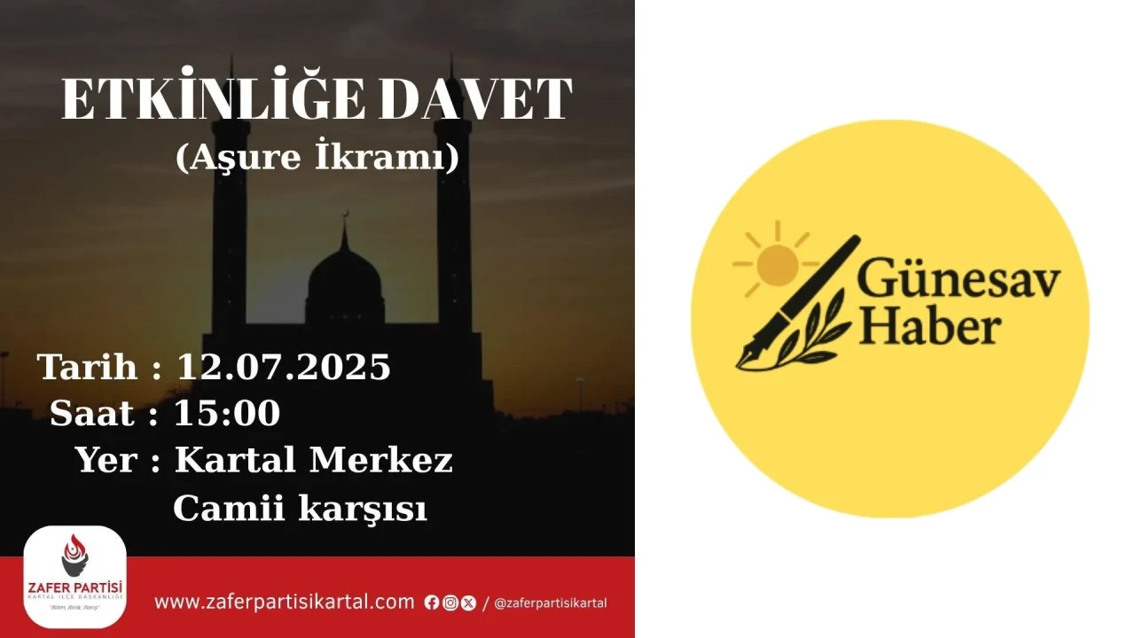 Zafer Partisi Kartal İlçe Teşkilatı'ndan Muharrem Ayı'na Anlamlı Aşure Dağıtımı!