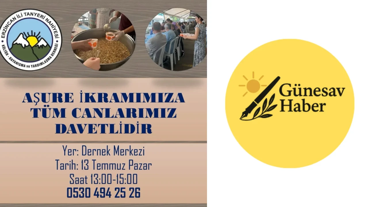 **Tanyeri Nahiyesi'nde Birlik ve Dayanışma Aşure İkramıyla Kutlanıyor!**