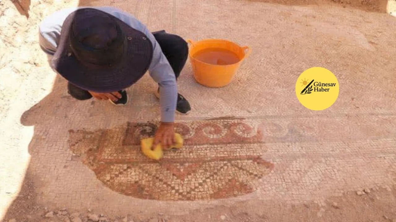 **Dara Antik Kenti'nde 1500 Yıllık Mozaik Keşfi: Mardin Tarihine Yeni Bir Sayfa Açıldı**