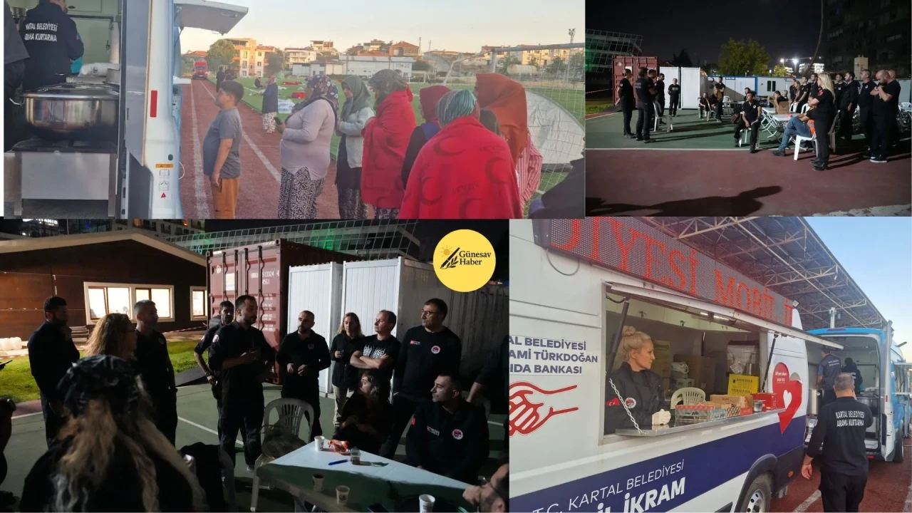 📌 GÜNESAV HABER – Kartal Belediyesi’nden Balıkesir Deprem Bölgesine Destek
