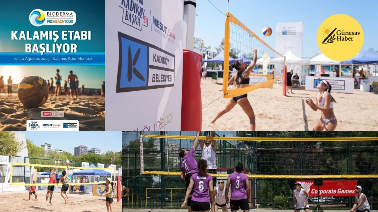 Kalamış Plajı'nda Voleybol Coşkusu: Büyük Turnuva Heyecanı Başlıyor!