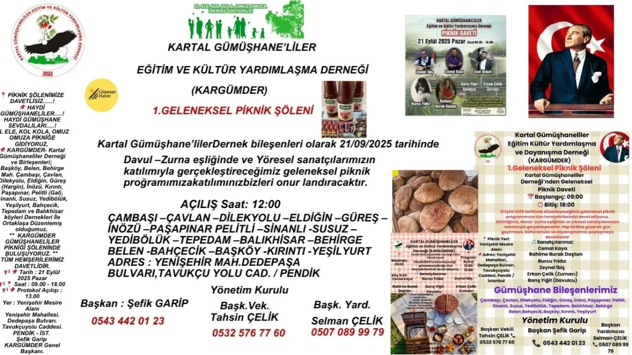 KARGÜMDER’den Hemşeri Dayanışması: Piknik Şöleni Başlıyor