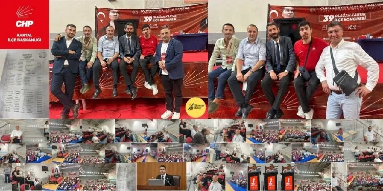 CHP Kartal 39. Kongresinin Sürprizi: Gümüşhaneli Ferhat Zaza Delegelerinden Tam Destek Aldı