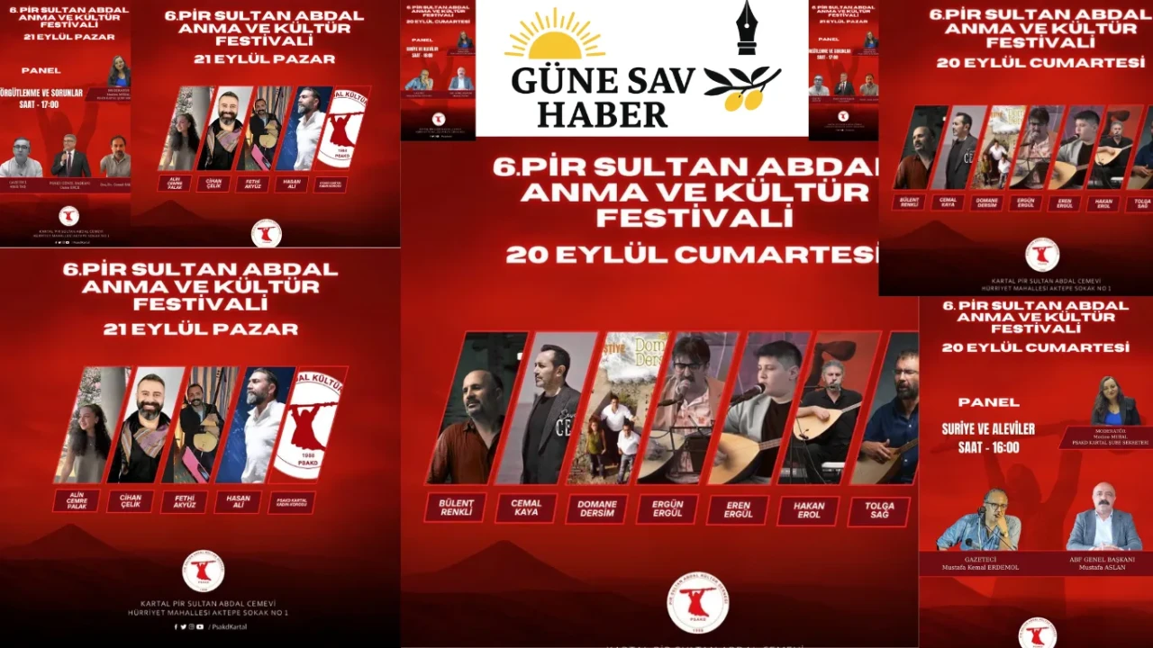6. PİR SULTAN ABDAL ANMA VE KÜLTÜR FESTİVALİ BAŞLIYOR