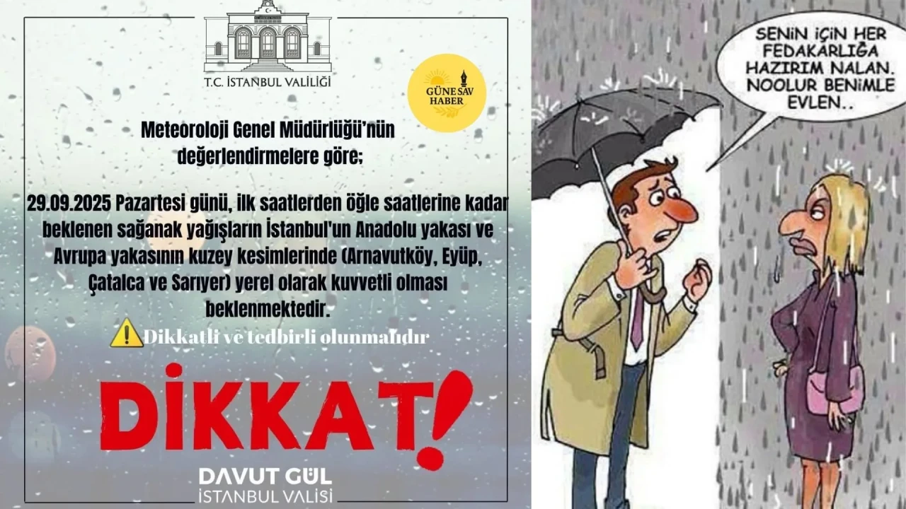 YAĞMUR YAĞAR, İSTANBUL ISLANIR!