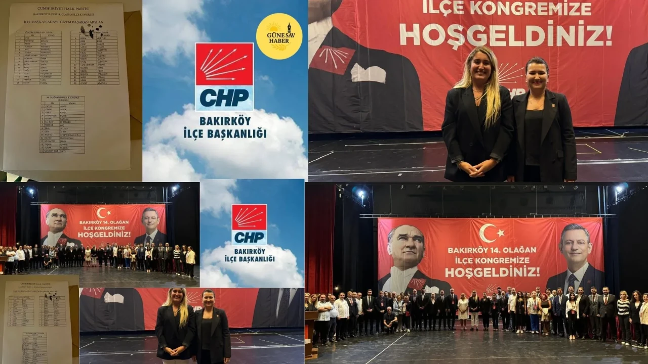 CHP Bakırköy İlçe Kongresi: Gizem Başaran Arslan Yeniden Başkan Seçildi