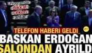 Cumhurbaşkanı Erdoğan, Memur-Sen Programında Telefon Görüşmesi Nedeniyle Salondan Ayrıldı
