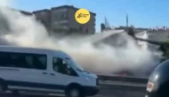 **Bakırköy İncirli Metrobüs Hattındaki Yangın Yolcuları Sıcak Dakikalar Geçirdi, Kimse Yaralanmadı**