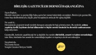Gazetecilik Değerlerine Sahip Çıkılması İçin Birleşik Gazeteciler Derneği Başkanı'na Açık Mektup Gönderildi!