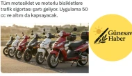 Tüm Motosiklet ve Motorlu Bisikletlere Trafik Sigortası Zorunluluğu Geliyor!