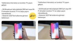 Telefonlara internetsiz ve ücretsiz TV yayını geliyor.
