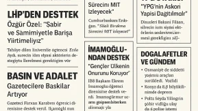 📰 GÜNE SAV HABER GÜNDEMİ  – KISA KISA HABERLER