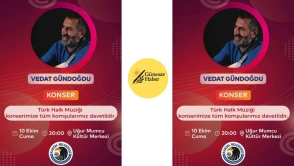 Vedat Gündoğdu, Kartal’da Türk Halk Müziği Konseriyle Sahne Alacak