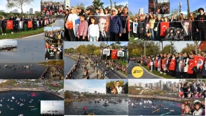 🇹🇷 KADIKÖY’DE BİNLERCE KİŞİ ATA’YA SAYGI ZİNCİRİ OLUŞTURDU