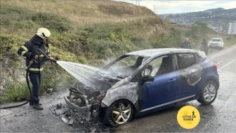 🚨 Samsunspor’da Şok! Musaba’nın Aracı Seyir Halindeyken Alev Aldı