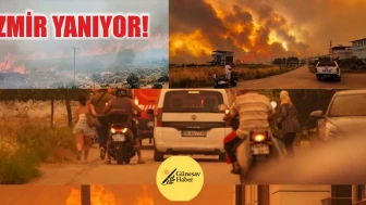 İzmir'de Orman Yangınları Tüm Şehri Tehdit Ediyor!