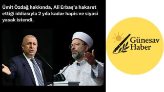 Ümit Özdağ’a Ali Erbaş’a Hakaret Suçlaması: 2 Yıl Hapis ve Siyasi Yasak İsteniyor!